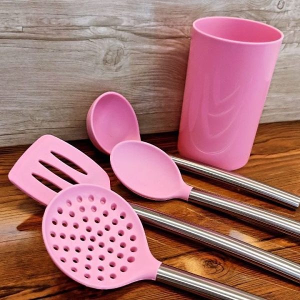 ست کفگیر ملاقه 4 پارچه استنددار پنگوین PENGUEN-1750